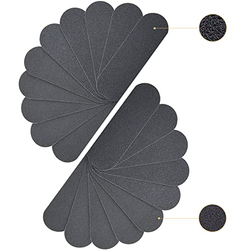 20 Pieces Stainless Steel Pedicure File Refill Pads 5.2" x 1.7'', Replacement Pads, Coarse-Fine Double Side Reusable with Removable Glue, Remove Callus & Dead Skin (20 Refills Pads) - size: 20 Count (Pack of 1)