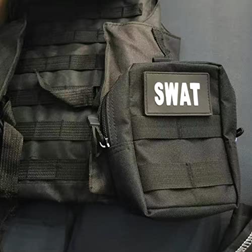 Azarxis Molle Pouches, Tactical Compact EDC Small Utility Pouch Waist Bags Sundries Storage Admin Organize Gear Gadget for Military Backpack - color: #03 Green - 5.91"x4.33" - 2 Pack