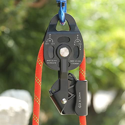 Lift Weight Pulley Device Rescue Survive Gear Outdoor Rock Climb High Altitude Heavy Transport
