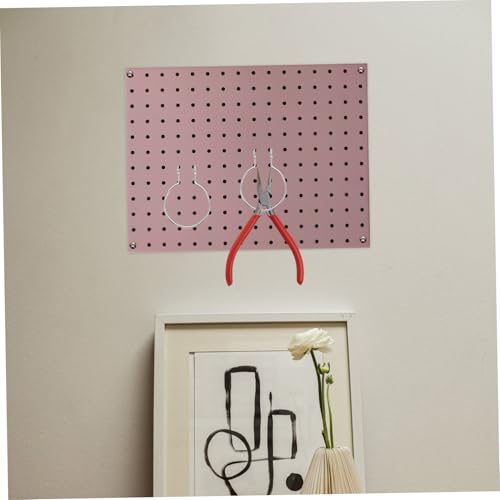 VALICLUD 10pcs Ring Style Pegboard Hooks Garage Craft Storage Hardware Accessories Heavy Duty Tool Hangers for Hanging Board