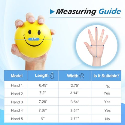 Anti Spasticity Hand Ball Splint Stroke Hand Recovery Device | Hand Therapy Balls for Hand Contracture, Spasm,Wrist Weakness and Carpal Tunnel Syndrome,Fit Both Right or Left Hand