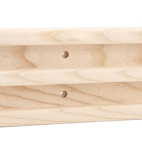 Rock Climbing Fingerboard | Grip Strength & Finger Training Board | Hangboard for Home Door Frame/Climbing Gym/RV | Solid Wood with Screws