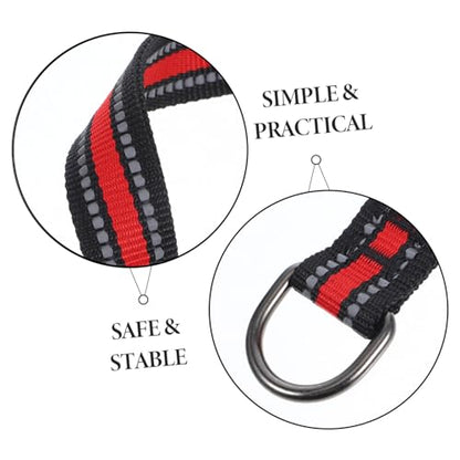 2pcs Heavy-Duty Gym Equipment Hanging Strap Versatile Fitness Connector for Tree Swings Aerial Workouts and Gymnastic Bars Durable and Easy to Install