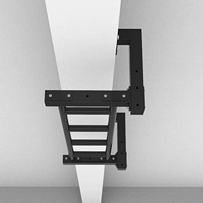 Pull-Up Bars Wall-Mounted Horizontal Bars and Parallel Bars Climbing Frame, Beam Steel, Exercise Equipment for Home Gym, Safe Load 300Kg,