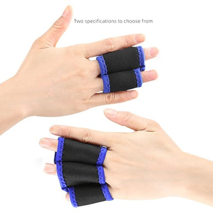 Finger Guards Protections Gear for Impacts Absorption During Highly Intensity Training for Basketball Climbing Training Fabric Finger Sleeves - color: Two fingers