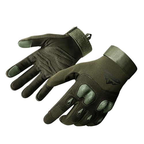 Karlak Touch Screen Full Finger Gs Wrist Adjustable Sports Cycling Climbing Gs - color: Green, size: X-Large