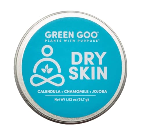 Green Goo Natural Skin Care for Eczema, Psoriasis, Cracked Hands and Feet, Black, Dry Skin, 1.82 Ounce - size: 1.82 Ounce (Pack of 1)