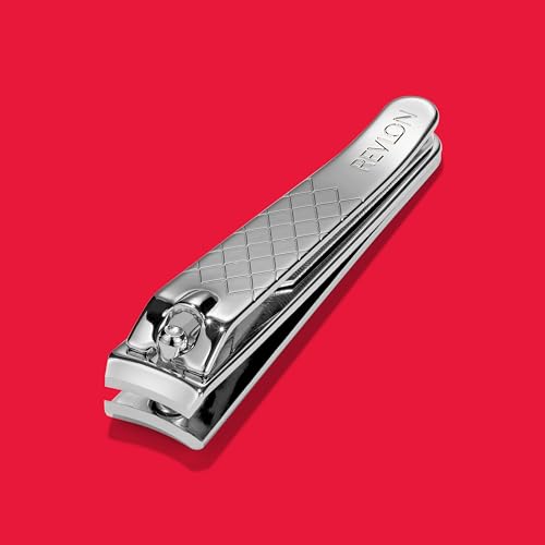 Revlon Toenail Clipper with File, Nail Care Tool with a Curved Blade for an Accurate Trimming and Grooming, Easy to Use (Pack of 12) - size: 1 Count (Pack of 12)