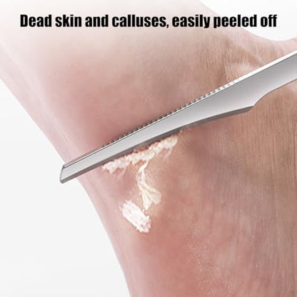 2-Pack Stainless Steel Foot Files and Callus Removers for Men Women - Foot Care Tools for Hard Skin Removal ﻿