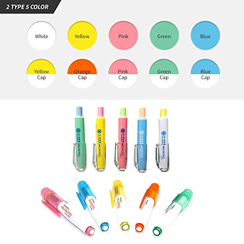 Hagoromo Chalk Holder with Magnet Attached [Green Cap and Chalk] - color: Green, style: Cap