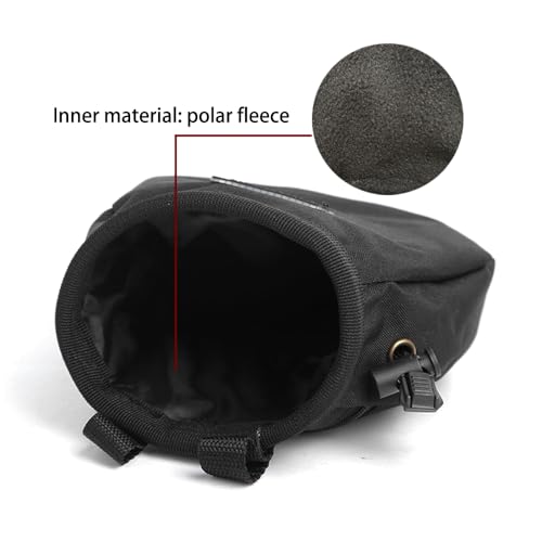 Chalk Bag for Rock Climbing, Drawstring Closure Bouldering Chalk Bucket Rock Climbing Gear with Adjustable Belt for Rock Climbing Gym Weightlifting Bouldering