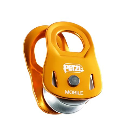 Petzl, Mobile, Versatile Ultra-Compact Pulley, Yellow