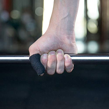 Weightlifting Tape, Stretch Sports Tape for Wrist and Hand Use, 6 Rolls, Black - color: Black