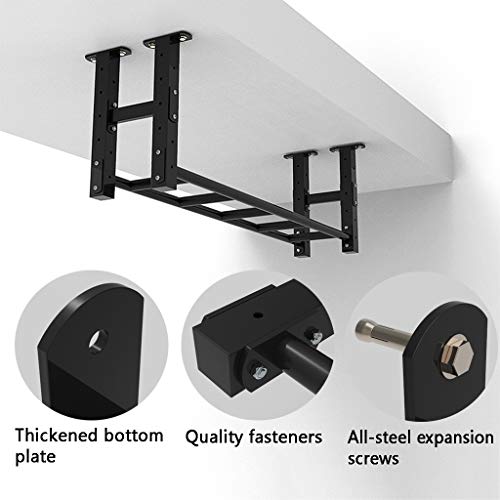 Pull-Up Bars Wall-Mounted Horizontal Bar Safe Fitness, Steel Indoor and Outdoor Climbing Frame, Multifunctional Strength Training Equipment, 2 Styles (Black Style2) - size: Style2