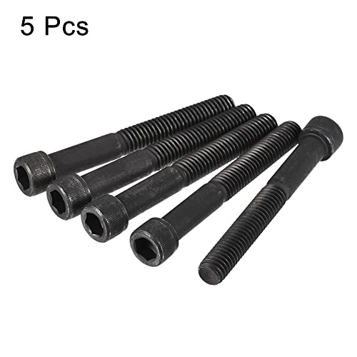uxcell 3/8-16x3" Hex Socket Head Cap Screw Bolts 12.9 Grade Alloy Steel 5pcs - size: 3/8x3"