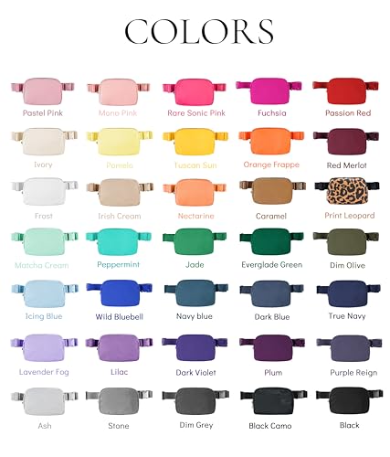 YOSHUYUKI Cross Body Fanny Packs for Women Fashion Waist Bag Pouch Nylon Small Travel Crossbody Bags Mini Purse Everywhere Belt Bag Bum Bag Adjustable Strap for Workout Running Hiking Lavender Fog - color: Lavender Fog