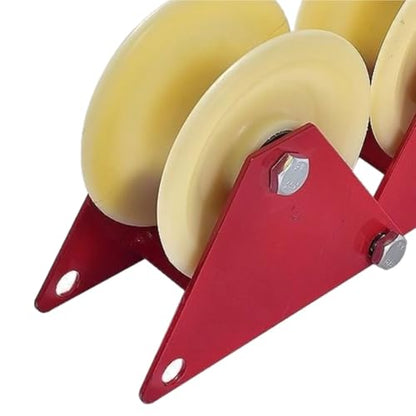 U Groove Stainless Steel Wall Pulley Rope Retract Pulley Rope Manual Pulley with Thicken Material Height Lifting Laborsaving Wall Corner Wheel