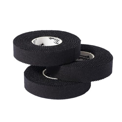 Jiu Jitsu Tape - Strong Athletic Finger Tape, 1/2" x 32.8' - Protect Fingers and Toes in MMA, Judo, Wrestling, Martial Arts, Rock Climbing - color: B: Black