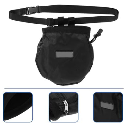 1pc Adjustable Drawstring Climbing Chalk Bag for Bouldering Weightlifting Gymnastics Portable Storage Pouch with Leak-Resistant Closure Waist Attachment for Outdoor Training