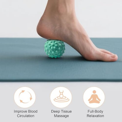 Foot Massage Ball Myofascial Release, Pain Relieve from Plantar Fasciitis, Massage Tool for Tight Muscles and Sore Feet, Restore Foot Massage Roller - color: 3 Massage Ball