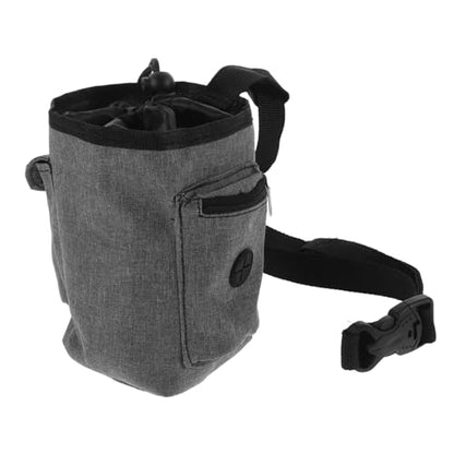Toyvian Antislip Climbing Chalk Bag with Zippered Pocket and Waist Pouch for Rock Climbing Gymnastics Weightlifting and Outdoor Training Lightweight Portable Chalk Brush Storage for