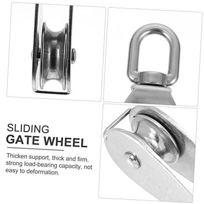 Single Pulley Practical Bearing Steel Lift Wheel Stainless Steel Fitness Accessory Vibration Reduction