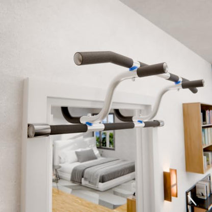 Ultimate Body Press XL Doorway Pull Up bar with Elevated bar & Adjustable Width - color: XL Doorway Pull Up Bar