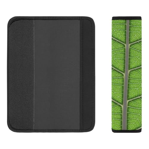 Universal Soft and Comfortable Seat Belt Cover for Adults and Children, Most Cars, 2 Pack Green Food Lettuce Texture Seat Belt Covers Cushion Neck and Shoulder Support - color: Pattern 1180