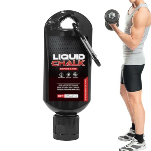 Liquid Chalk 50ml Gymnastics Grip Support | Anti-Slip Workout Chalk for Men Powerlifters Weightlifters Athletes Gymnasts Trainers Competitors Gym Studio Bouldering