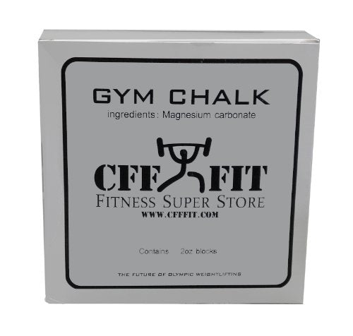 CFF Premium Chalk - (1) 2 oz. Block - Magnesium Carbonate Weightlifting, climbing, and Gymnastics Chalk
