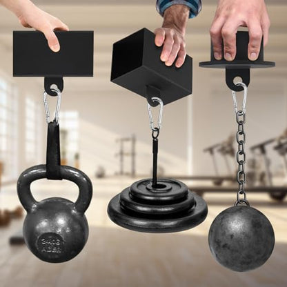Block Strength Set, Workout Climbing Power Grip, Hand Grip Tool For Cable Machine, Forearm Finger Exerciser With Loading Pin, Strengthener Equipment Climbing Training - color: Square 8x8cm