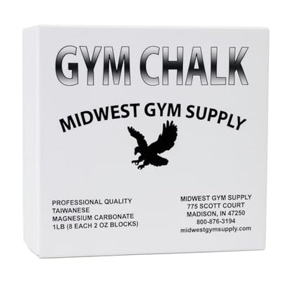 Taiwanese Gym Chalk – Premium Magnesium Carbonate Blocks for Weightlifting, Rock Climbing & Gymnastics – High-Grip Hand Chalk – Available in 1 lb, 24 lbs, or 36 lbs - size: 1 Pack