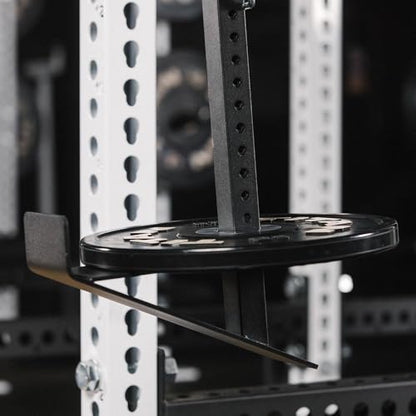 Titan Fitness Eccentric Hooks, Fully Adjustable 20" - 35" Steel Hook Barbell Attachment, Overload Lifting for Explosiveness, Fits Olympic-Sized Weight Plates, Weight Releasers - style: Hook Extensions