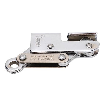Fall Prevention Self Locking Device Built in Spring Multiple Function Rope Grab with Strong Loading Capacity Made by Alloy Steel for Rock Climbing