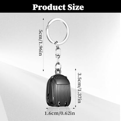 2 pcs Folding Mini Nail Clippers for Business Travel Trips Office | Portable Foldable Keychain Nails Clipper Stainless Steel Traveling Case Shape Nail Trimmer for Fingernails Toenails