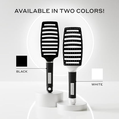 Zenagen Zen Brush | Detangles, Reduces Hair Breakage - color: White