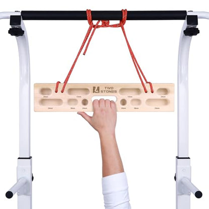 Two Stones Portable Hangboard | Rock Climbing Hangboard | Hang Board for Climbing | Rock Climbing Gifts for Rock Climbers for Climbers | Bouldering Gifts