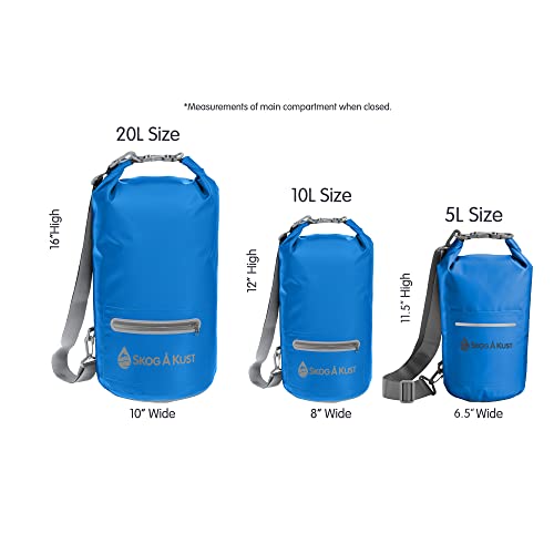 Skog Å Kust DrySak Roll Top Waterproof Bag, 5, 10 & 20 Liter - color: Navy Blue, size: 20 Liter