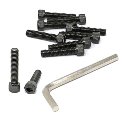 iexcell 10 Pcs 3/8-16 x 1-3/4" Alloy Steel 12.9 Grade Hex Socket Head Cap Screws Bolts Kit, Black Oxide Finish - size: 3/8-16 x 1-3/4"