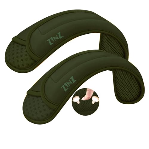 ZINZ 2-Pack Universal Shoulder Pad with Ultra thick Cushion for Bag Luggage Bag Crossbody, Plus Long & Anti-Slip & Breathable,Green - color: Green-2pack