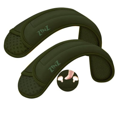 ZINZ 2-Pack Universal Shoulder Pad with Ultra thick Cushion for Bag Luggage Bag Crossbody, Plus Long & Anti-Slip & Breathable,Green - color: Green-2pack