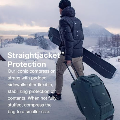 Osprey Sojourn Shuttle 36"/130L Wheeled Duffel Luggage, Koseret Green - color: Koseret Green, size: 36"/130L