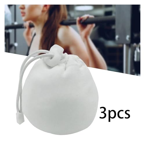 9 Pcs Gym Chalk Bag Drawstring Pouch Accessories Refillable Sock Anti Slip Packaging Weightlifting Nonslip With Buckle