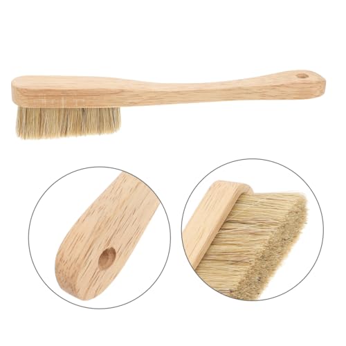 Abaodam Rock Climbing Brush with Ergonomic Handle Durable Boar Hair Bristles for Cleaning of Holds Lightweight Portable for Bouldering and Climbing