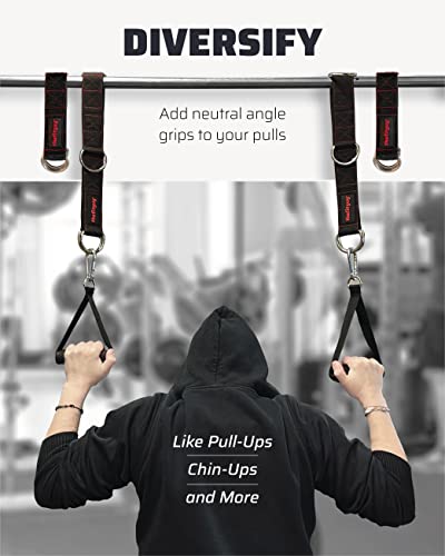THEFITGUY Dumbbell Loading Straps Plus The Ultimate Dip Belt & Cable Attachments Gym Straps Bundle