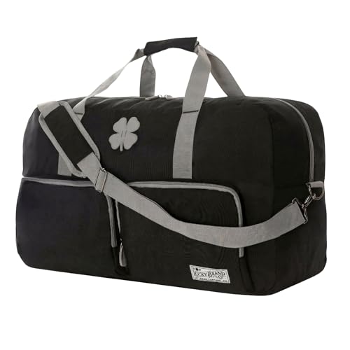 Lucky Travel Duffel Bags 115L, Gym Bag, Travel Bag & Large Duffle Bag for Men, Foldable Overnight Weekender Bags for Women & Men with Adjustable Shoulder Strap, Black - color: Black, size: 115L