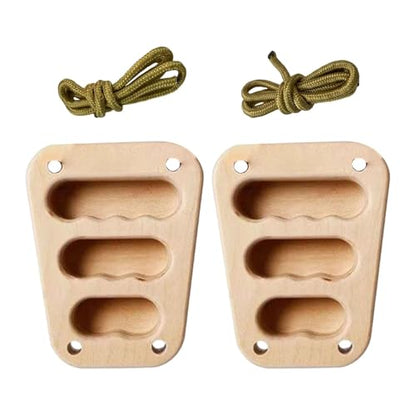 Climbing Hangboard Pull up Fingerboard with Hanging Ropes Hand Wrist and Forearm Strengthener for Men Women Indoor Outdoor