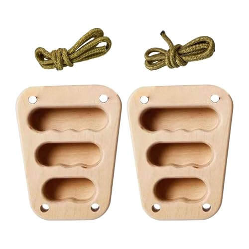Climbing Hangboard Pull up Fingerboard with Hanging Ropes Hand Wrist and Forearm Strengthener for Men Women Indoor Outdoor