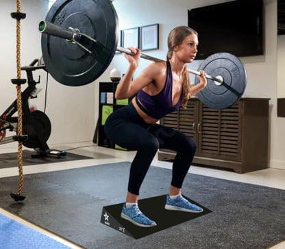 Squat Wedge by SEWD – Extra Large 20 Degree Slant Board for Heel Elevated Squat, Knees Over Toes, Deadlifts – Ideal Squat Wedge Block for Home Gym and Personal Trainers.