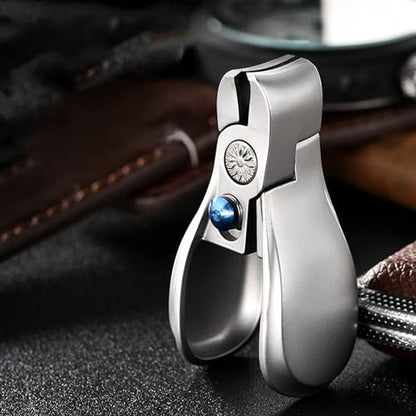 Nail Clippers Set with Nail File 14mm Wide Jaw Opening Ultra Sharp Sturdy with Case for Thick Nails